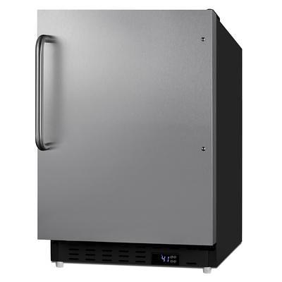  Magic Chef MCAR240SE2 2.4 Cubic Foot Mini Dorm Room Free  Standing Refrigerator Fridge Freezer, Stainless Steel : Appliances