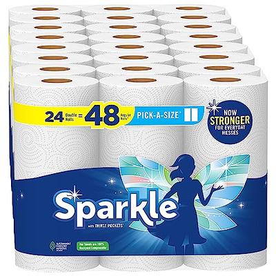 Bounty Essentials Select-a-Size Paper Towels, White, 6 Double Rolls