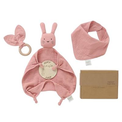 Baby Shower Gifts, New Born Baby Gifts for Girls Boys, Unique Baby Gifts  Basket Essential Stuff - Baby Lovey Blanket Newborn Bibs Socks Wooden  Rattle & Greeting Card, Newborn Baby Gift Set 