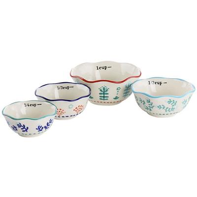 Rachael Ray Cucina Melamine Nesting Measuring Cups, 6-Piece, Assorted Colors