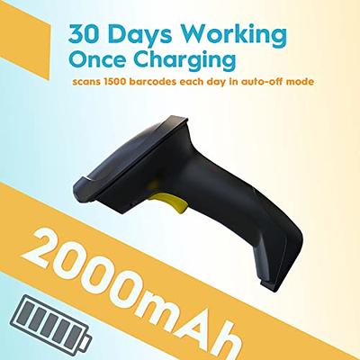  NADAMOO Wireless Barcode Scanner 328 Feet