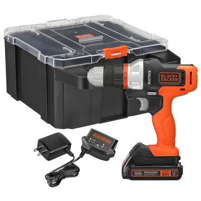 BLACK+DECKER MATRIX 20V MAX Lithium Drill/Driver - BDCDMT120C