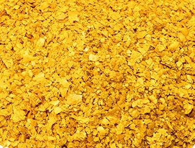 Metallic Gold Edible Shimmer Flakes, 4 Gram Jar