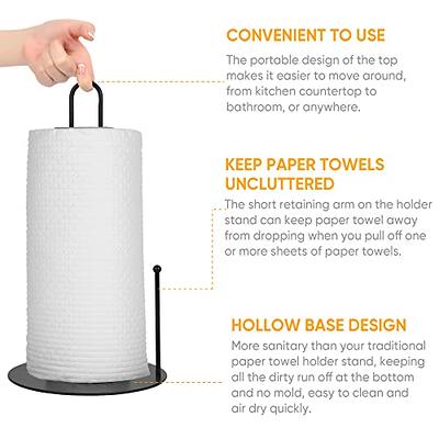 Paper Towel Holder Countertop, Kitchen Paper Towels Holder Stand