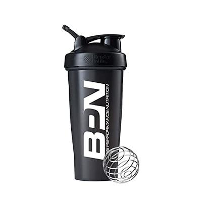 BlenderBottle Classic 28 oz Black Shaker Cup with Wide Mouth and