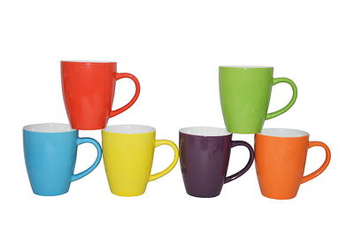 Marcelle, 4 Pc Stackable Coffee Mug Set, 14 oz 