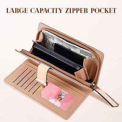 Women's Short Purse Leather Wallet Bifold Card Holder Buckle Clutch Handbag  US