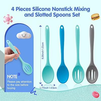 KLAQQED 9Pcs Spatulas Silicone Heat Resistant Silicone Spatula Set Small  Mini Long Jar Spatulas for Nonstick Cookware, Rubber Silicone Spoon Spatula  Set for Baking Mixing Cooking Kitchen Utensils Set - Yahoo Shopping