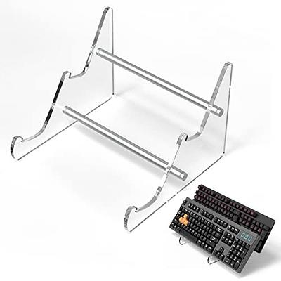 Acrylic Keyboard Mouse Storage Rack, Gaming Keyboard Plate Frame