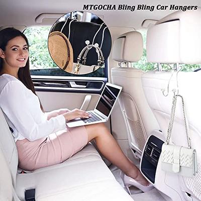 MTGOCHA Bling Purse Hook for Car Headrest Hooks 2023 Upgraded Cute