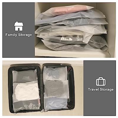  Clear bags for clothes storage, toys, snack bags and