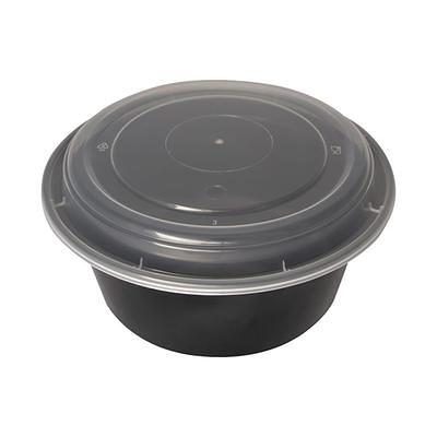 ITI TG-PP-32 32 oz. Rectangular Plastic Container with Lid, 150/cs