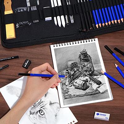 36Pcs Set Professional Sketching Drawing Pencils Charcoal