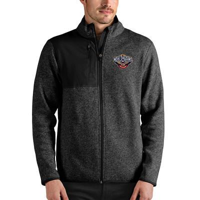 New Orleans Saints Antigua Protect Lightweight Full-Zip Jacket - Black