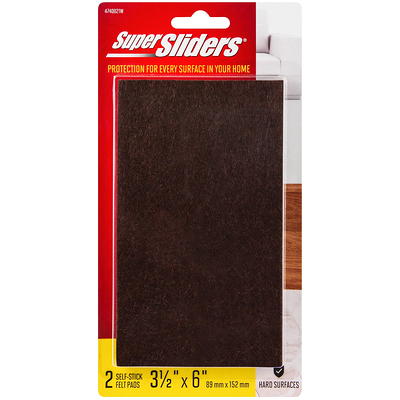 SoftTouch Self-Stick Non-Slip Surface Grip Pads - 2 Pieces, 4 x 5 Sheet - Blac