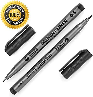 MISULOVE Black Micro-Pen Fineliner Ink Pens - Precision Multiliner Pens  Micro Fine Point Drawing Pens for Sketching, Anime, Manga, Artist  Illustration, Bullet Journaling, Scrapbooking - Yahoo Shopping