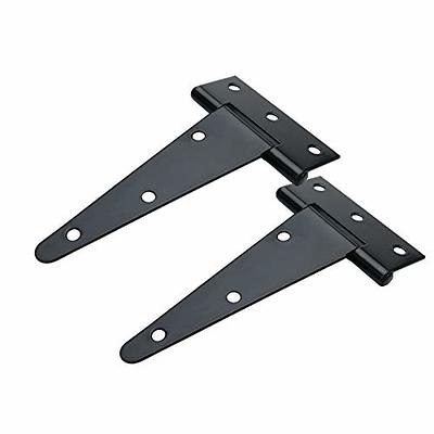 Heavy duty strap hinges Black Cast Iron T Strap Hinge 6 L