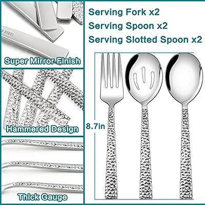 6pcs Matte Black Dinner Spoon Fork Knife Stainless Steel Satin