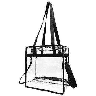  SPODEARS Clear Bag Stadium Approved 12x6x12 Clear Purses for  Women Stadium Clear Bags for Concerts, Small Clear Tote Bag Festival Bag :  Sports & Outdoors