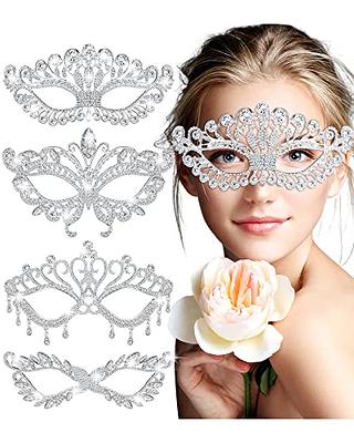 Luxury Couples Masquerade Mask Rose Gold Venetian Party Masquerade