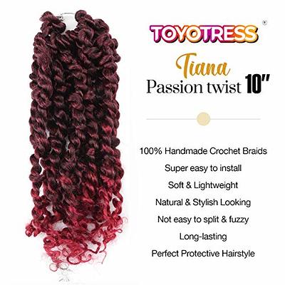 Toyotress Ocean Wave Crochet Hair - 14 Inch 8 Packs Natural Black Crochet  Braids Deep Twist Synthetic Braiding Hair Extensions (14 Inch, 1B-8P) -  Yahoo Shopping