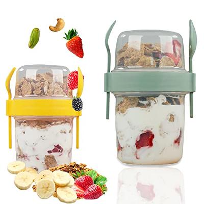 Yoghurt Cup Fruit Cereal Overnight Oats Take 'N Go Food Container