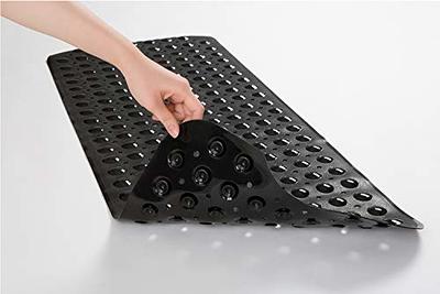 Tchdio Shower-Mat, Non Slip Machine Washable Bathtub Mat with