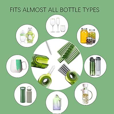 Water Bottle Cleaner Brush Set, Meritpick 3 in 1 Multipurpose Bottle Gap  Cleaner Brush & Long Handle Silicone Bottle Brush & Straw Cleaner Brush for  All Water Bottle, Baby Bottles (Green) - Yahoo Shopping