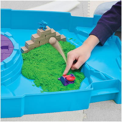 Kinetic Sand, Folding Sand Box with 2lbs of Kinetic Sand and Mold and Tools