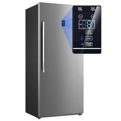 Techomey Upright Freezer 21 Cu.Ft, Stand Up Convertible Freezer/Refrigerator  115v, Garage Vertical Freezer with Single Door, Quick Freeze, Stainless  Steel，Lock - Yahoo Shopping