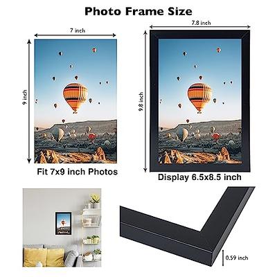 CORE ART 4x6 Black Picture Frame Set of 4,Display Pictures 3.5x5 with Mat  or 4 x 6 without Mat,Multi Photo Frames Collage for Wall or Tabletop  Display - Yahoo Shopping