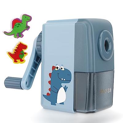 Kids Pencil Sharpener and Erasers for Colored Pencils, Small Manual Pencil  Sharpener for Classroom, Home, Cute Pencil Sharpener with 2 Dinosaur  Erasers for School Supplies，Stationery Gifts - Yahoo Shopping