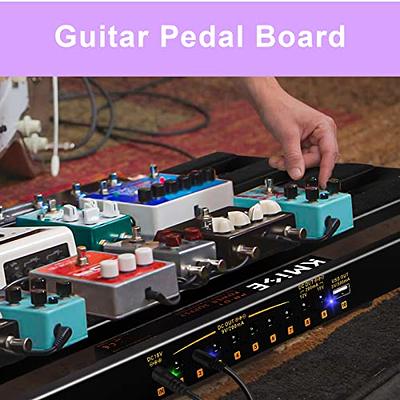 Guitar Pedal Board with Built-in Power Supply Effect Aluminium