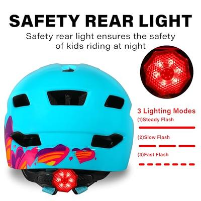 Bilaki Kids Youth Bike Helmet, Adjustable Boys Girls Helmets for