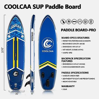 Inflatable Paddle Board, 440lb Max Capacity, Stand Up Paddle Board