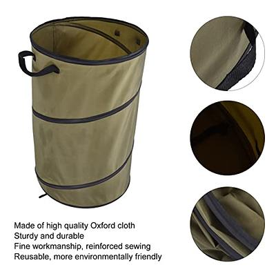 RXMORI 113L Collapsible Trash Can, 30 Gallon Recycling Large Leaf Garbage  Bag, Reusable Yard Waste Bags with Handles for Garden Home Camping - Yahoo  Shopping
