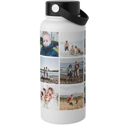 Photo Water Bottles: Blue, Green, Turquoise, And White Plaid Stainless  Steel Wide Mouth Water Bottle, 30Oz, Wide Mouth, Green - Yahoo Shopping