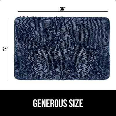 Gorilla Grip Soak Stopper Absorbent Indoor Chenille Doormat, 36x24, Muddy  Dog Washable Mat, Quick Dry Soft Microfiber, Durable Rubber Backing,  Absorbs Water and Moisture, Door Mat for Entry, Navy Blue - Yahoo