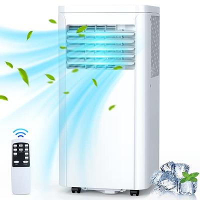  ZAFRO 10,000 BTU Portable Air Conditioners Cools up to 450  Sq.ft, Portable AC Built-in Cool, Dry, Fan Modes, Room Air Conditioner with  Remote Control/Installation Kits, White : Home & Kitchen