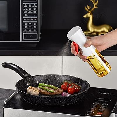 Oil Sprayer for Cooking- 200ml Glass Olive Oil Sprayer Mister, Olive Oil  Spray Bottle, Kitchen Gadgets Accessories for Air Fryer, Canola Oil  Spritzer