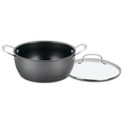 Cuisinart 4.5 Quart Culinary Collection Black Saute Pan with Cover