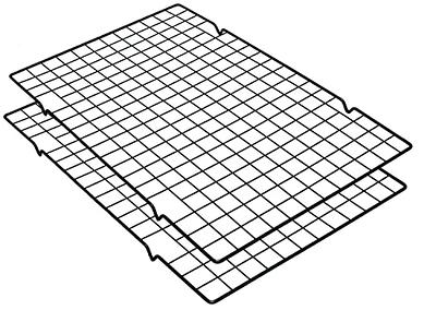 Heavy Duty Cooling Rack, Rust Resistant Stainless Steel Oven Rack and Wire  Rack, Grill Rack Baking Rack Oven, Wire Cookie Cooling Racks, Bacon Rack,  10 x 14.7 and 11.5 x 16.5 Bundle 