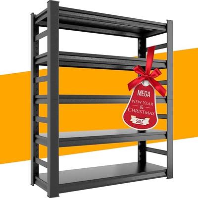 WOCFPLOHTD 6 Tier Rolling Cart,Open Bookcase and Bookshelf,Mobile