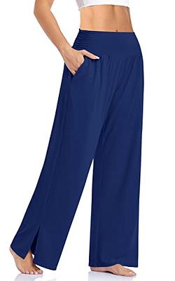 UEU Women's High Waist Capri Pants Casual Loose Fitting Yoga Pants