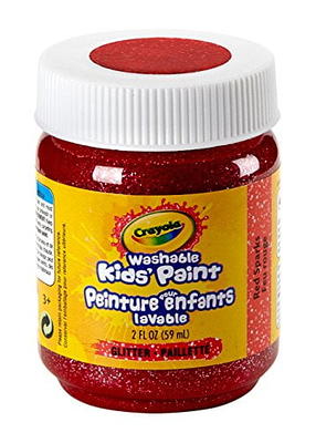 Crayola Washable Finger Paint, Red - 16 oz bottle