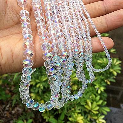 1000 Pcs Crystal Beads for Jewelry Making Faceted Bicone Round Crystal  Glass Beads Bracelet Making Kit Briollete Rondelle Shape Assorted Colors  Loose