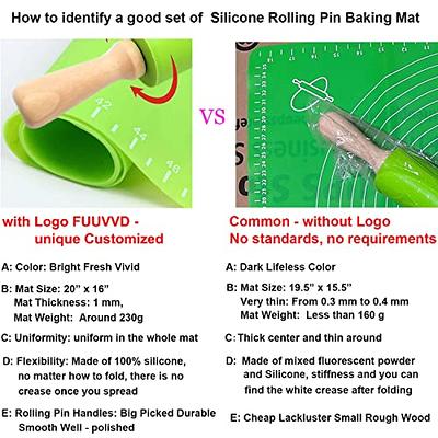 Best Silicone Mat Rolling Dough  Mat Silicone Dough Rolling Pin