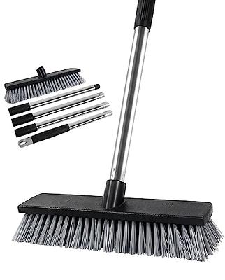 Deck Brush and Multi-Surface Push Broom Bundle