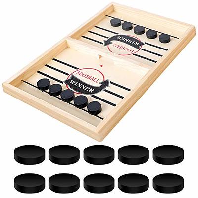  Regal Games - 5 Hole - Fun, Fast Family-Friendly Finger Hockey  Puck Game - Includes 1 Gameboard, 5 Red Pucks, 5 Black Pucks - Ideal for 2  Players Ages 6+ : Toys & Games