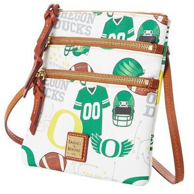 Lids Pittsburgh Pirates Dooney & Bourke Game Day Triple-Zip Crossbody Purse